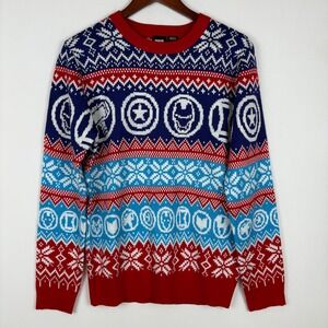 Marvel Sweater Avengers Ugly‎ Christmas Fair Isle